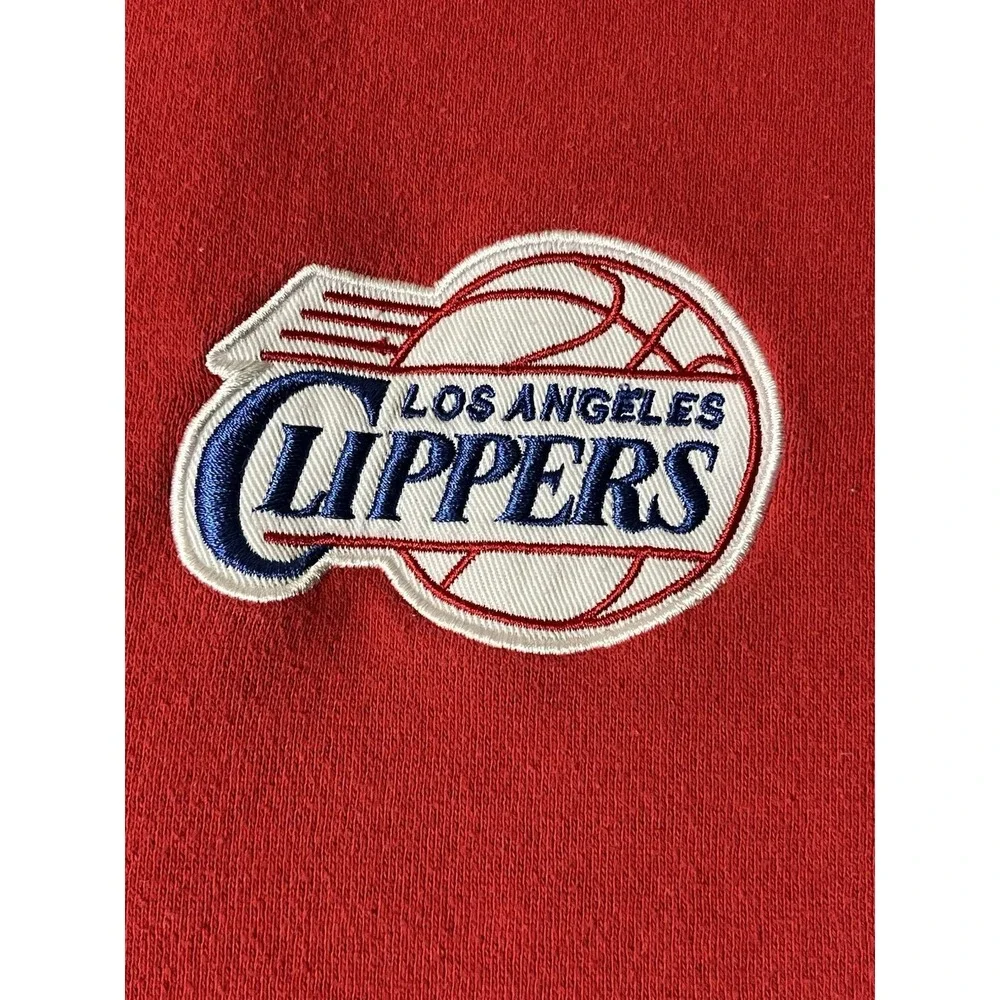 Vintage NBA Chicago LA Clippers  Hoodie‎ XXL Color block Black Red Gray Rare